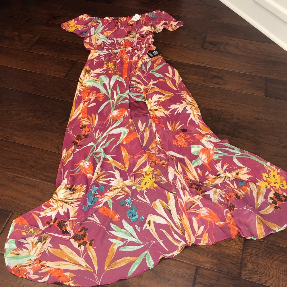 Express Floral Maxi Dress